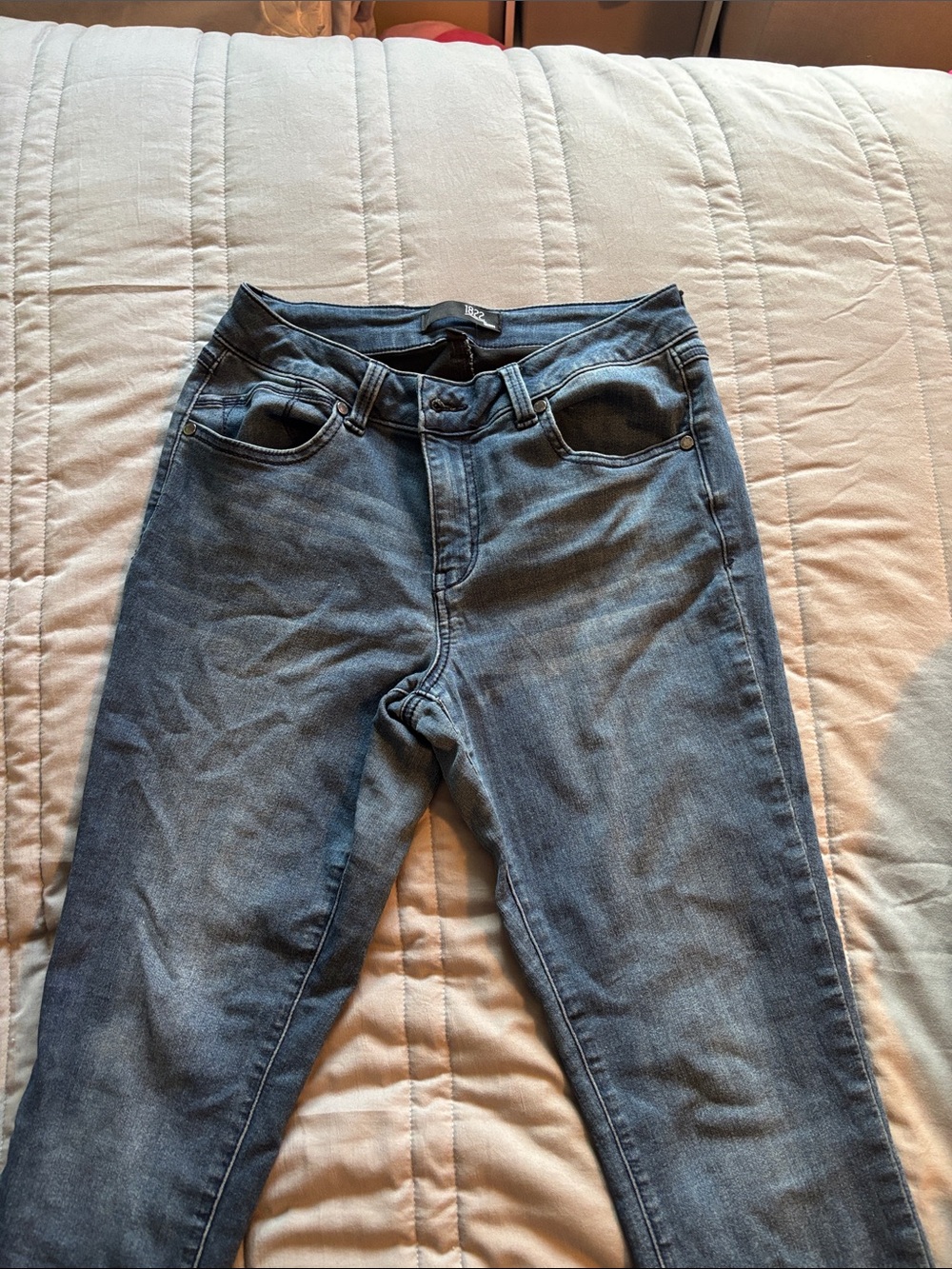 1822 Denim Skinny Jeans in Medium Blue Wash